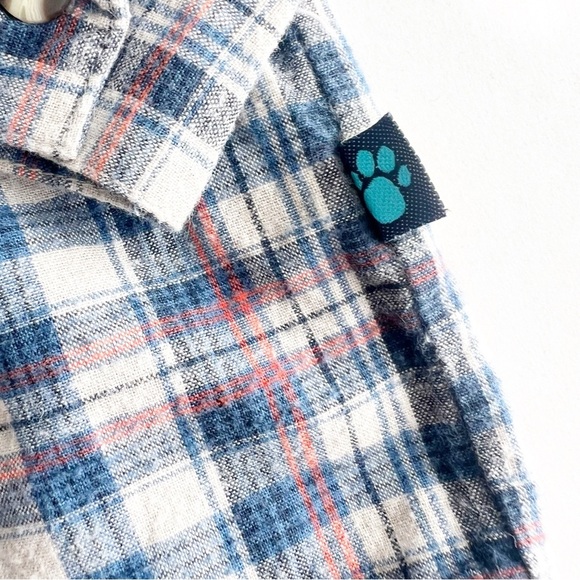 Blues Clues Y2K Boys Button Down Shirt Vintage Top Plaid Dog kids child - Picture 5 of 5